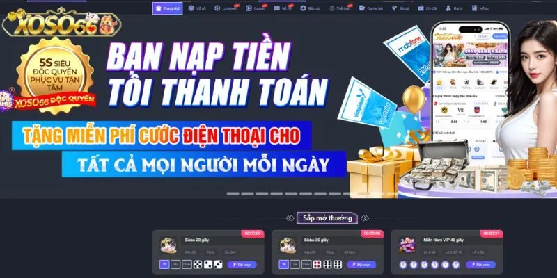 Giao diện đặt cược bắt mắt